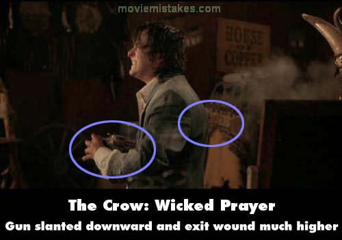 The Crow: Wicked Prayer mistake picture