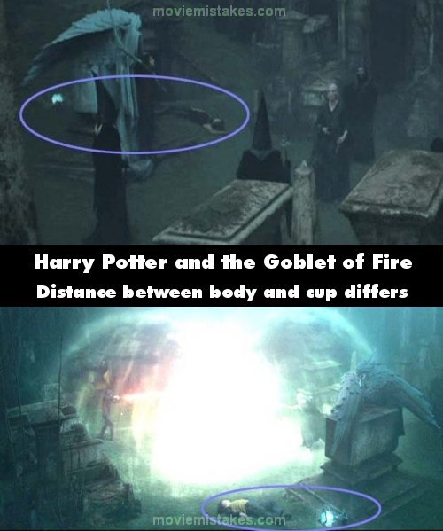 Harry Potter and the Goblet of Fire (2005) movie mistake 