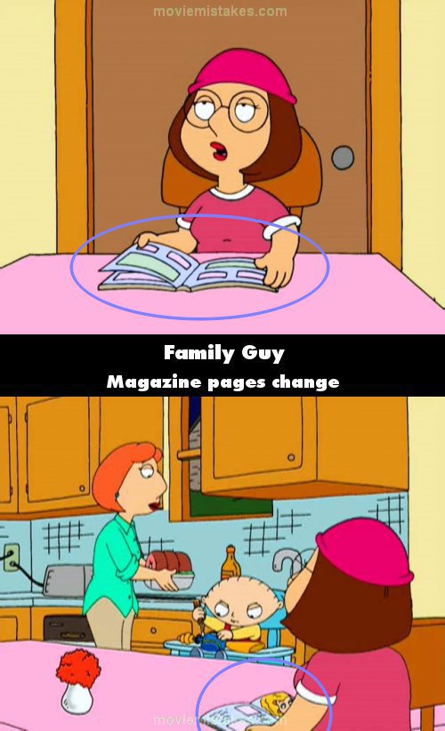 Family Guy (1999) TV mistake picture (ID 99411)
