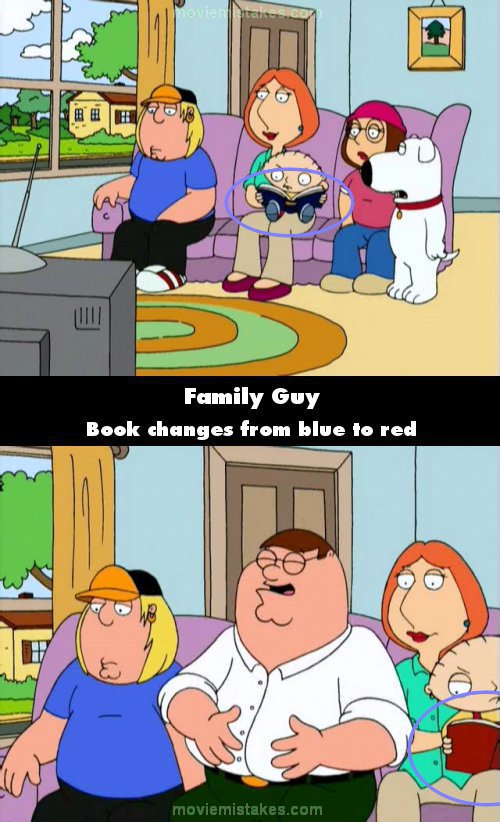 Family Guy (1999) TV mistake picture (ID 99507)
