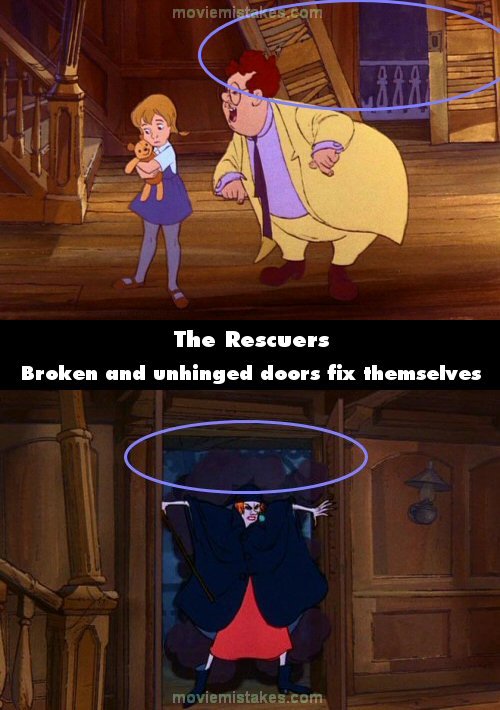 The Rescuers (1977) movie mistake picture (ID 99758)