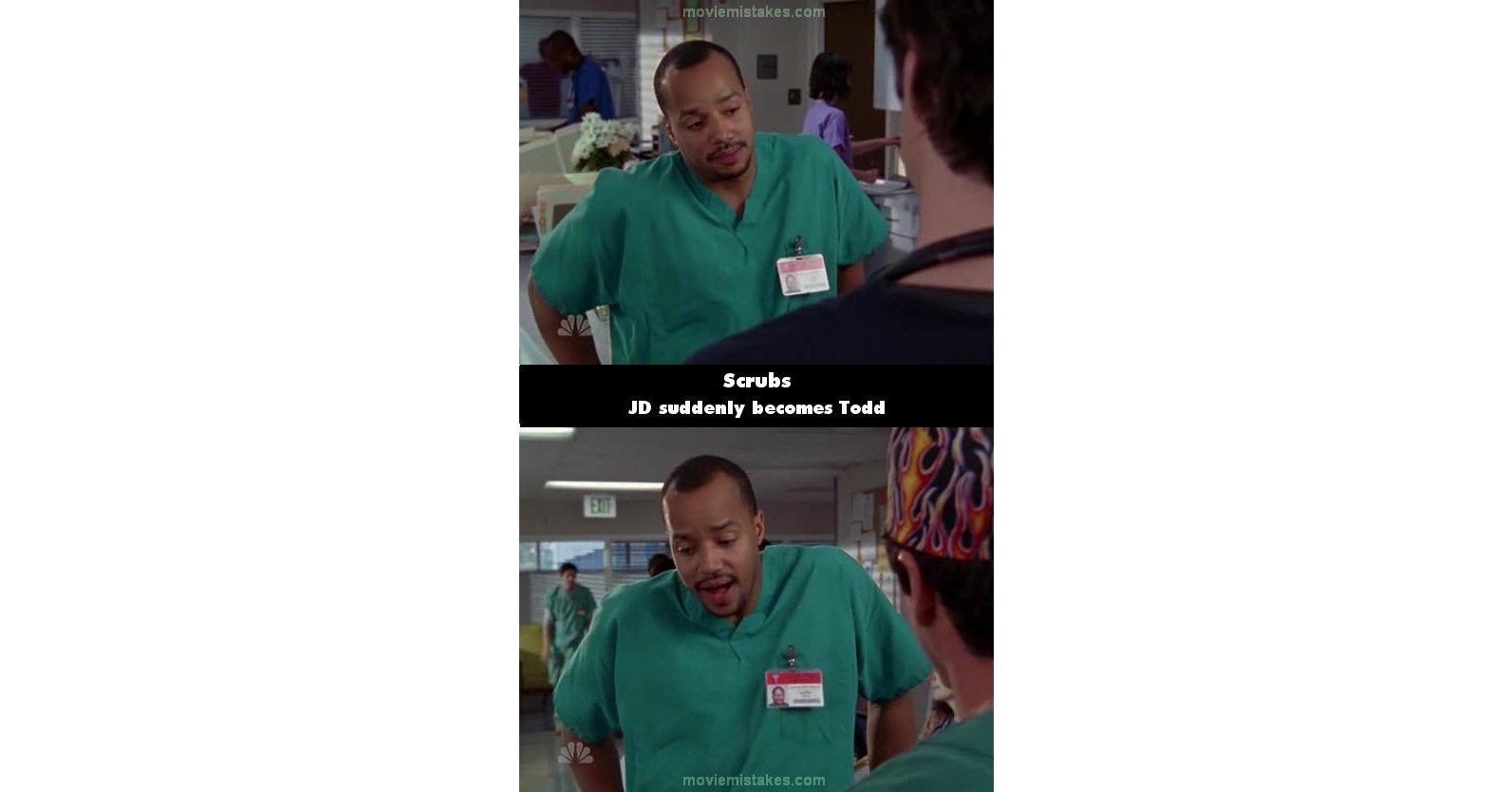 Scrubs (2001) TV mistake picture (ID 128905)