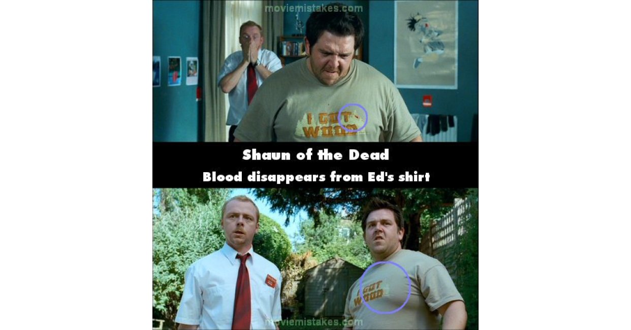 Shaun of the Dead (2004) movie mistake picture (ID 131558)