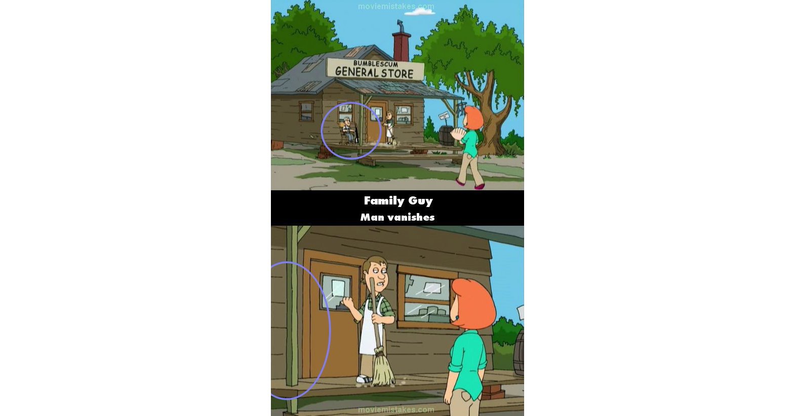 Family Guy (1999) TV mistake picture (ID 132679)