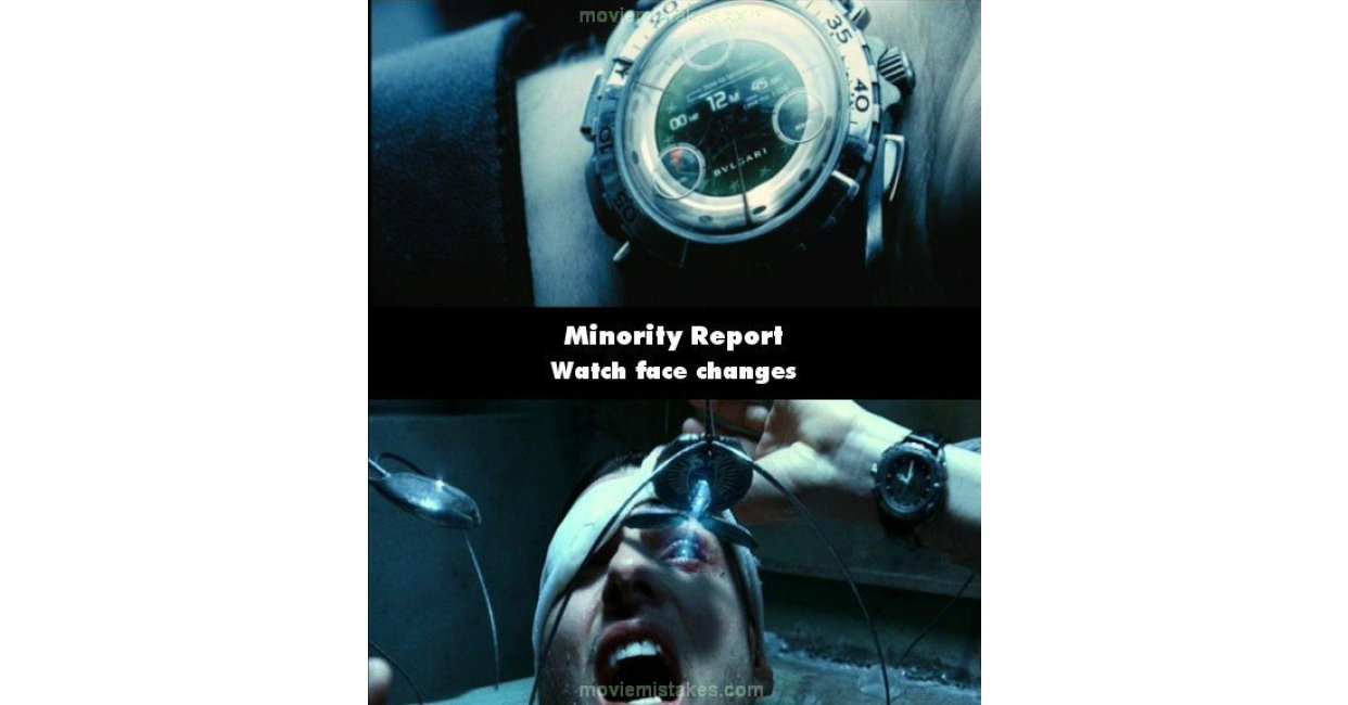 Minority Report (2002) movie mistake picture (ID 15497)