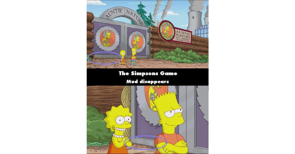 The Simpsons Game (2007) mistake picture (ID 224878)