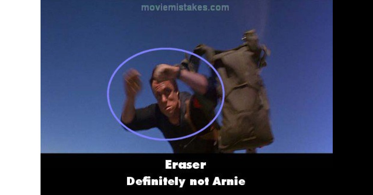 Eraser (1996) movie mistake picture (ID 2672)