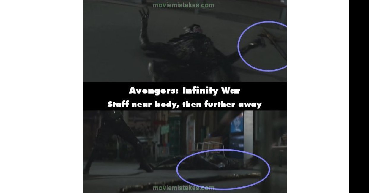 Avengers: Infinity War (2018) movie mistake picture (ID 291899)