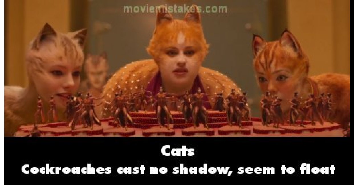 Cats (2019) movie mistake picture (ID 315293)