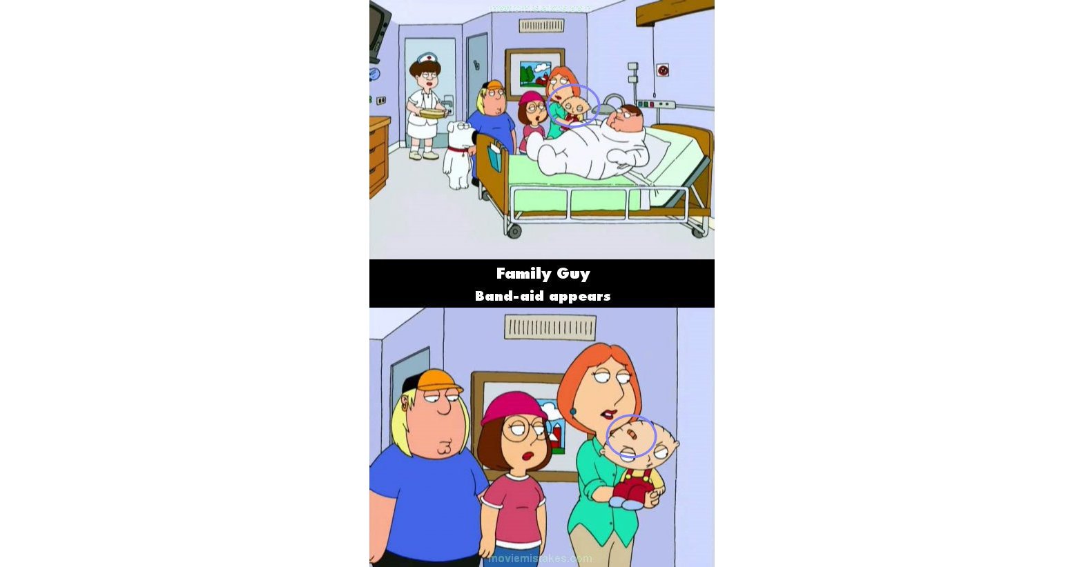 Family Guy (1999) TV mistake picture (ID 72193)