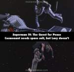 Superman IV: The Quest for Peace mistake picture