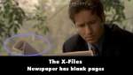The X-Files Movie mistake picture
