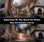 Superman IV: The Quest for Peace mistake picture