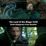The Lord of the Rings: The Fellowship of the Ring mistake picture
