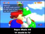Super Mario 64 mistake picture