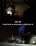 CSI: NY mistake picture