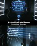 A.I. Artificial Intelligence mistake picture