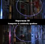 Superman III mistake picture