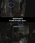 Evil Dead II mistake picture