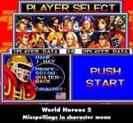 World Heroes 2 mistake picture