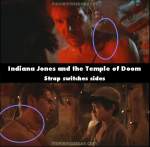 Indiana Jones and the Temple of Doom mistake picture