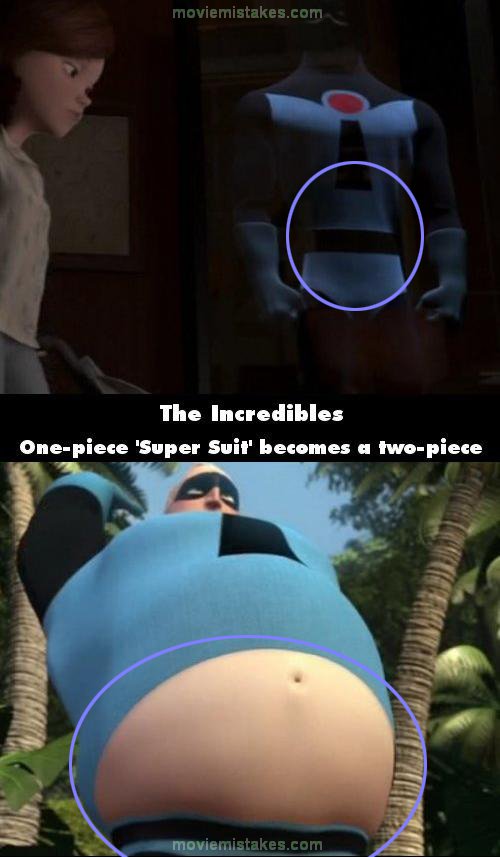 The Incredibles mistake picture