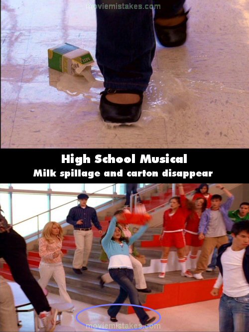 High School Musical mistake picture