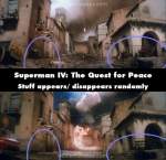Superman IV: The Quest for Peace mistake picture