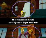 The Simpsons Movie mistake picture