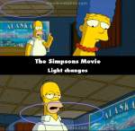 The Simpsons Movie mistake picture