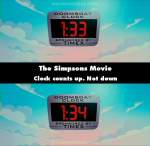 The Simpsons Movie mistake picture