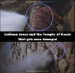 Indiana Jones and the Temple of Doom mistake picture