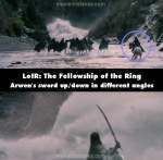The Lord of the Rings: The Fellowship of the Ring mistake picture