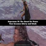 Superman IV: The Quest for Peace mistake picture