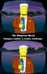 The Simpsons Movie mistake picture
