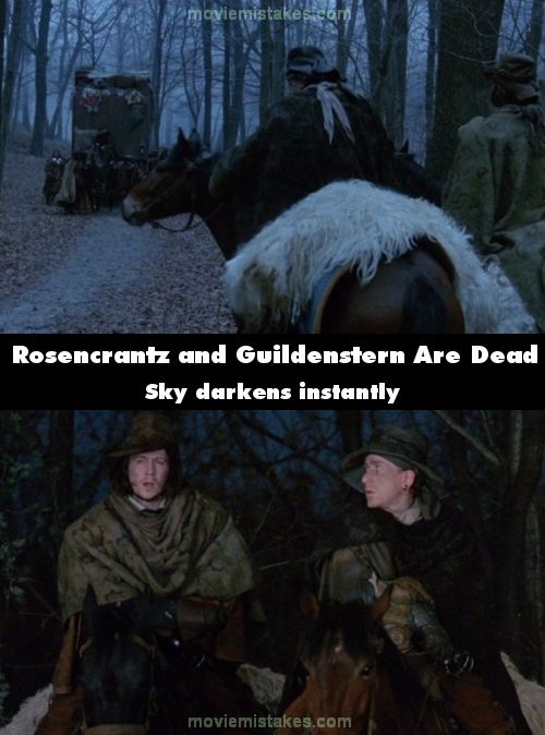Rosencrantz and Guildenstern Are Dead mistake picture