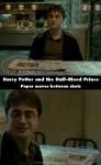 Harry Potter and the Half-Blood Prince mistake picture