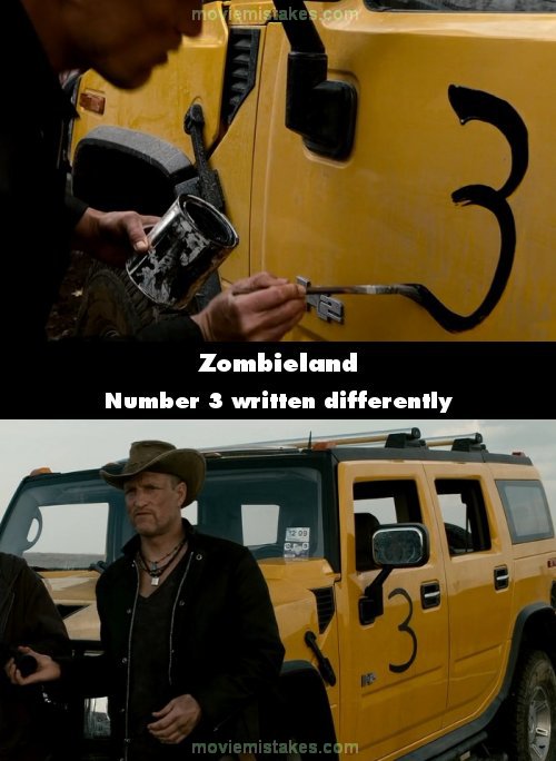 Zombieland mistake picture