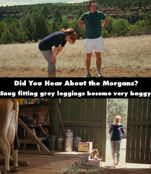 Did You Hear About the Morgans? mistake picture