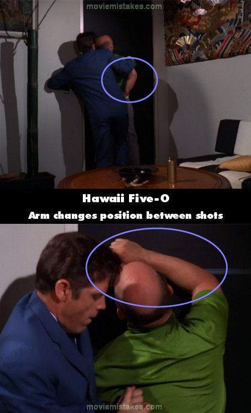 Hawaii Five-O mistake picture