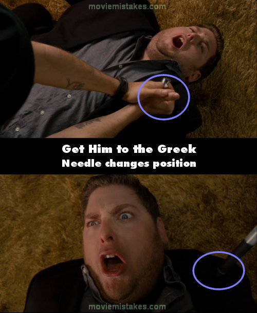 Get Him to the Greek mistake picture