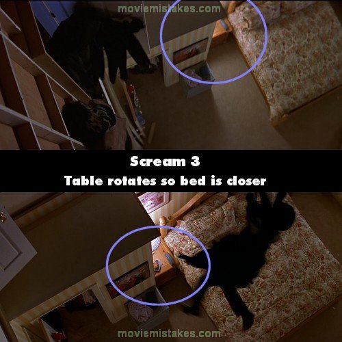 Scream 3 mistake picture