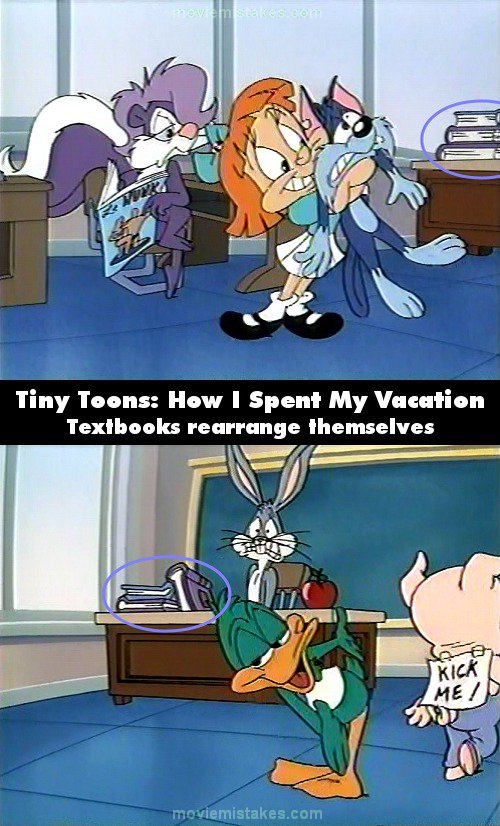 Tiny Toon Adventures: How I Spent My Vacation mistake picture