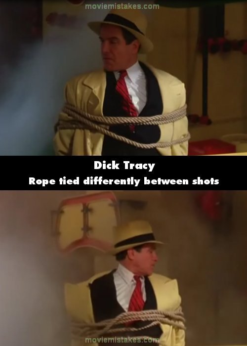 Dick Tracy mistake picture
