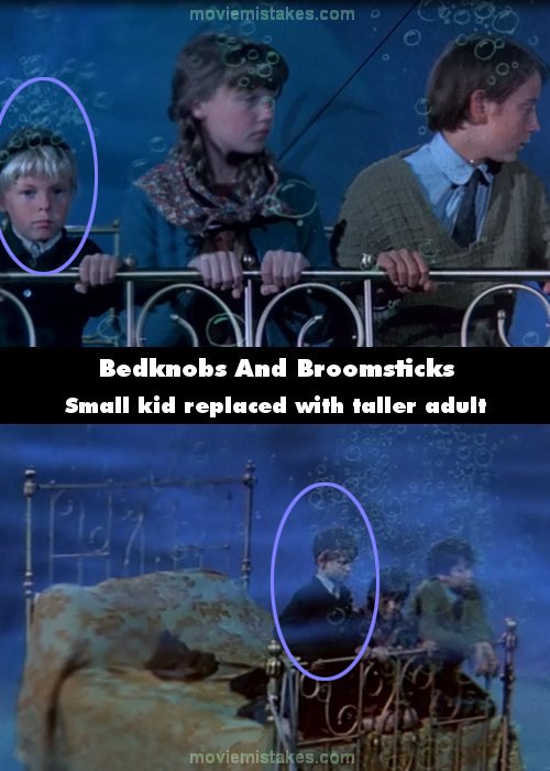 Bedknobs And Broomsticks mistake picture