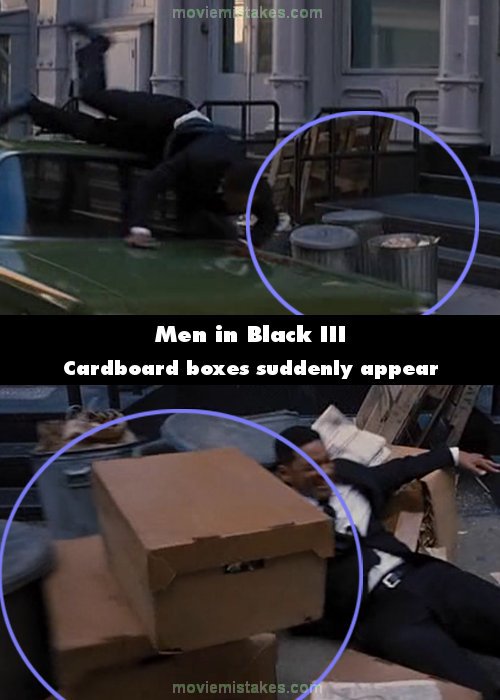 Men in Black 3 mistake picture