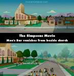 The Simpsons Movie mistake picture