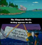 The Simpsons Movie mistake picture