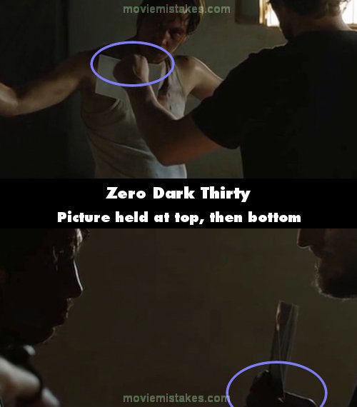 Zero Dark Thirty mistake picture