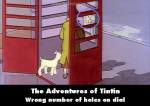 The Adventures of Tintin mistake picture